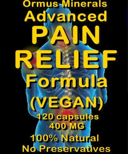 Ormus Minerals Advanced Pain Relief Formula - vegan capsules