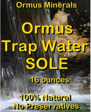Ormus Minerals Ormus Trap Water Sole