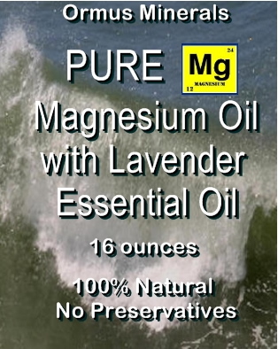 Ormus Minerals Magnesium Oil with Lavender Essential Oil