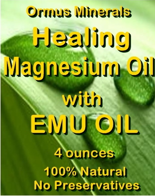 Ormus Minerals Magnesium Oil with EMU Oil