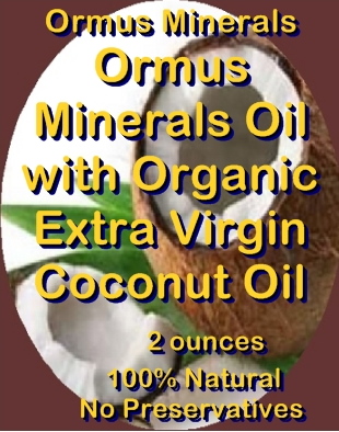 Ormus Minerals Oil with Organic Extra Virgin Coconut Oil