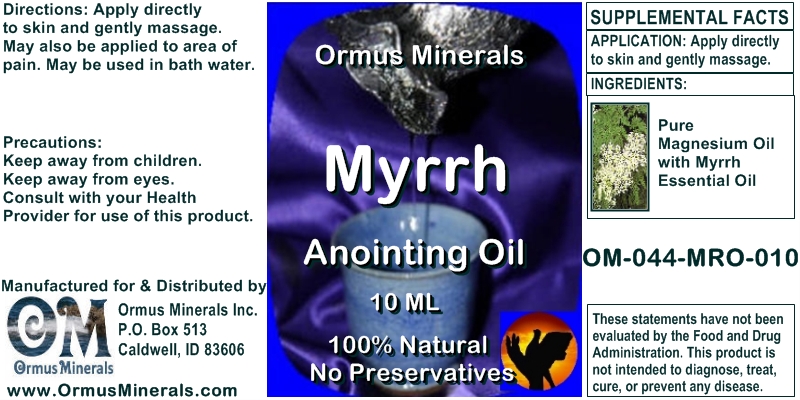 Myrrh Anointing Oil