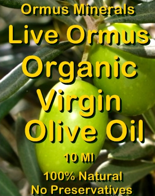 Ormus Minerals Live Ormus Organic Virgin Olive Oil