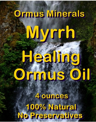 Ormus Minerals Myrrh Healing Ormus Oil