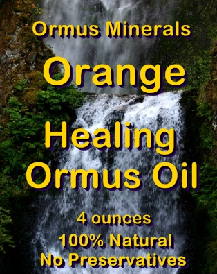 Ormus Minerals Orange Healing Ormus Oil