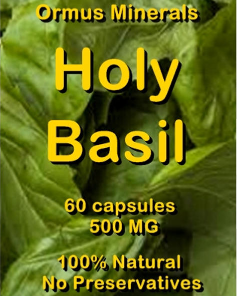 Ormus Minerals Holy Basil capsules