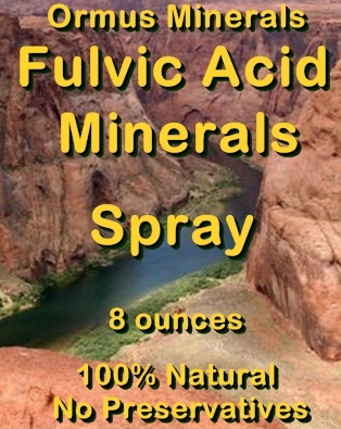 Ormus Minerals Fulvic Minerals Spray Ormus Minerals Fulvic Minerals Spray
