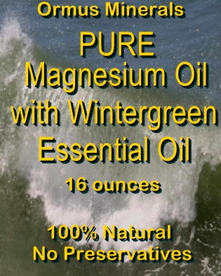 Ormus Minerals Pure Magnesium Oil with Wintergreen EO 