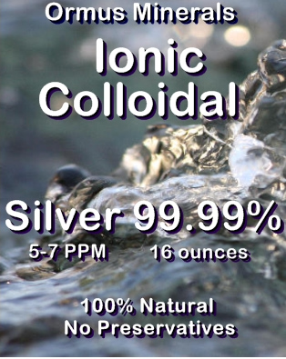 Ormus Minerals Colloidial Silver 99.99% 20 ppm Ormus Minerals Colloidial Silver 99.99% 20 ppm
