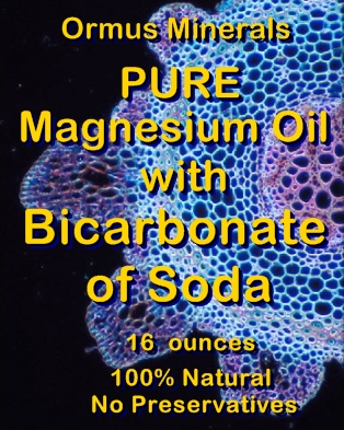Ormus Minerals Pure Magnesium Oil with Bicarbonate of Soda