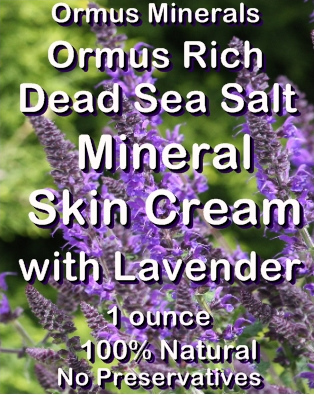 Ormus Minerals Ormus Rich Dead Sea Salt Mineral Skin Cream with Lavender Ormus Minerals Ormus Rich Dead Sea Salt Mineral Skin Cream with Lavender
