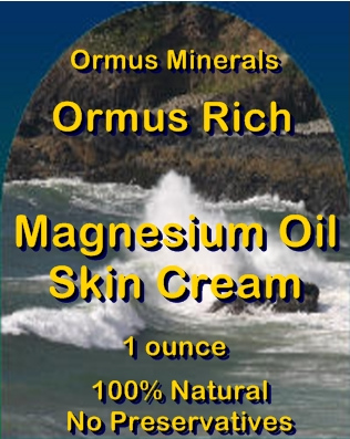 Ormus Minerals Ormus Rich Magnesium Oil Skin Cream Ormus Minerals Ormus Rich Magnesium Oil Skin Cream