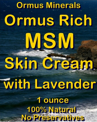 Ormus Minerals Ormus Rich MSM skin Cream with Lavender Ormus Minerals Ormus Rich MSM skin Cream with Lavender