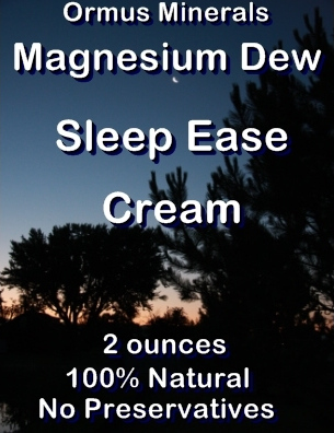 Ormus Minerals Magnesium Dew Sleep Ease Cream