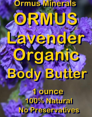 Ormus Minerals Ormus Lavender Organic Body Butter
