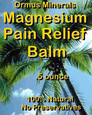 Ormus Minerals Magnesium Pain Relief Balm