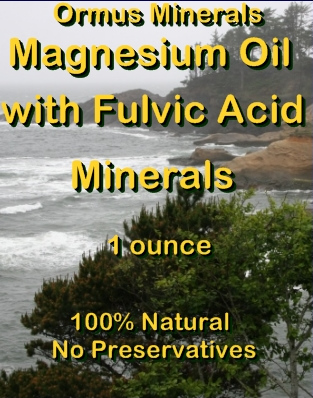 Ormus Minerals Magnesium Oil with Fulvic Acid Minerals