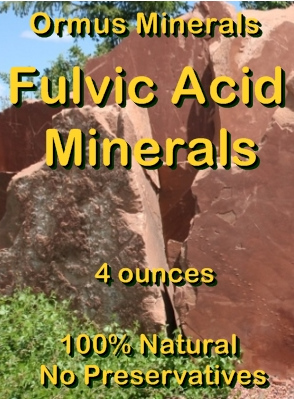 Ormus Minerals Fulvic Acid Minerals