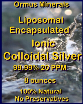 Ormus Minerals Liposomal Encapsulated Ionic Colloidal Silver 99.99% 20 ppm Ormus Minerals Liposomal Encapsulated Ionic Colloidal Silver 99.99% 20 ppm