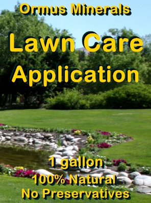 Ormus Minerals Lawn Care Application Ormus Minerals Lawn Care Application