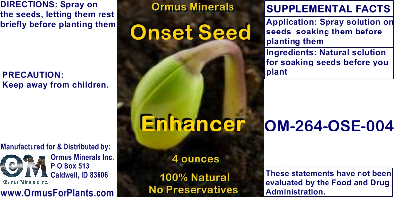 Ormus Minerals - Onset Seed Enhancer