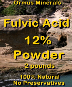 Ormus Minerals FULVIC ACID 12% Powder Ormus Minerals FULVIC ACID 12% Powder