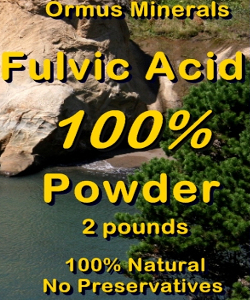 Ormus Minerals FULVIC ACID 100% POWDER