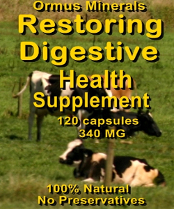 Ormus Minerals RESTORING Digestive Health Supplement