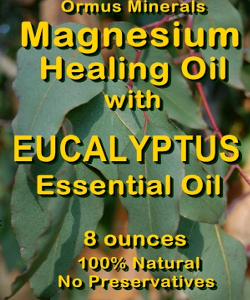 Ormus Minerals Magnesium Healing Oil with EUCALYPTUS EO