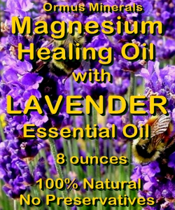 Ormus Minerals Magnesium Healing Oil with LAVENDER EO