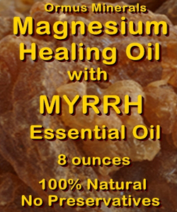 Ormus Minerals Magnesium Healing Oil with MYRRH EO Ormus Minerals Magnesium Healing Oil with MYRRH EO