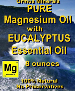 Ormus Minerals Magnesium Oil with EUCALYPTUS Essential Oil Ormus Minerals Magnesium Oil with EUCALYPTUS Essential Oil