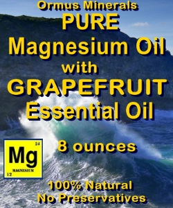 Ormus Minerals Magnesium Oil with GRAPEFRUIT ESSENTIAL OIL