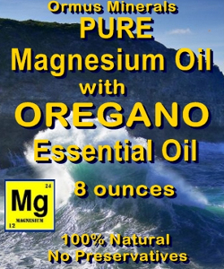 Ormus Minerals Magnesium Oil with OREGANO ESSENTIAL OIL