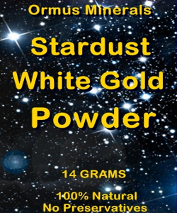 Ormus Minerals STARDUST White Gold Powder