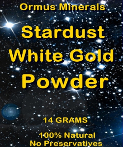 Ormus Minerals STARDUST White Gold Powder Ormus Minerals STARDUST White Gold Powder