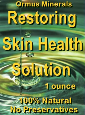 Ormus Minerals Restoring Skin Health Solution