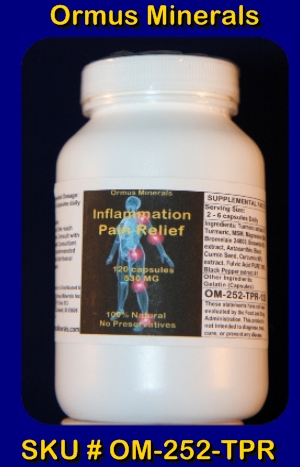 ORMUS MINERALS - Inflammation Pain Relief (B) ORMUS MINERALS - Inflammation Pain Relief (B)