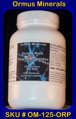 ORMUS MINERALS - Ormus Rich Polysaccharides (B) ORMUS MINERALS - Ormus Rich Polysaccharides (B)