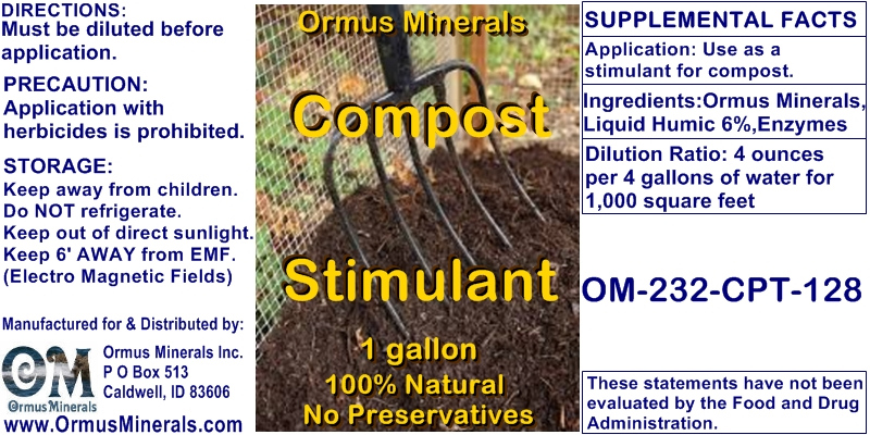 Compost Stimulant Concentrate Compost Stimulant Concentrate